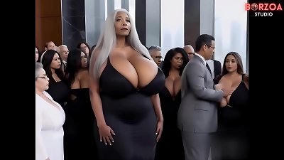 older grandma have hump with young virgin fellow in elevator and give his huge rod deep throat (3D/hentai)