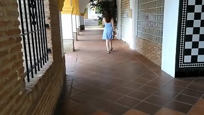 I saw this doll walking down the street and I followed her. He found me out and I had to pay him money to deep-throat my dick.